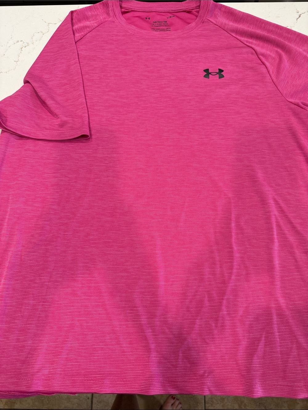 Under Armour Hot Pink Short Sleeve Performance Tee